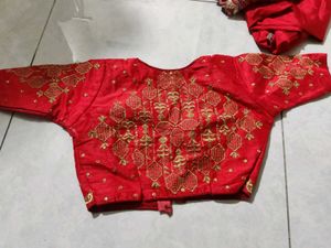 Stunning Yellow &amp; Red Lehenga Choli Set