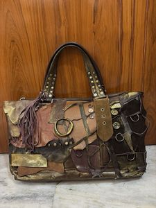 vintage y2K custom leather bag