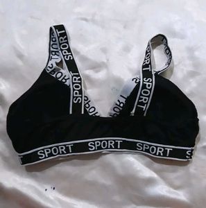 Black Sporty Bra