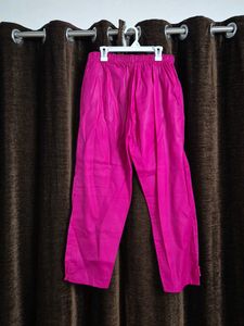 Vibrant Pink Ethnic Pants
