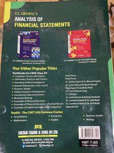 T.S. Grewal's Analysis of Financial Statements