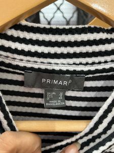 🖤 Primark Monochrome Stripe Knit Dress