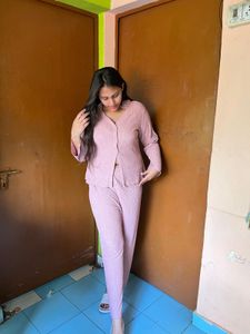 Stylish Pleated Co-ord Set