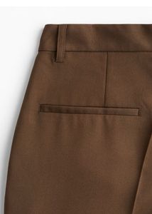 H&amp;M Brown Wide-Leg Trousers