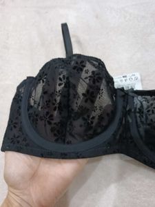 Sheer Floral Print Bra new with tag