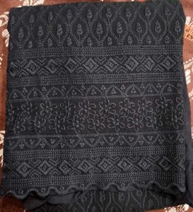 Black kurta &amp; short purple