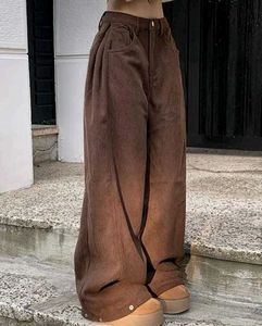 ᝰ.ᐟ Wide Leg Brown Jeans