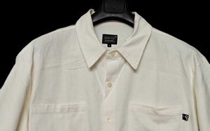 PERSTEP Classic White Short Sleeve Button-Up Shirt