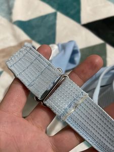 H&amp;M Light Blue Ribbed bikini Bra
