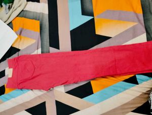 Bright Pink Comfortable Pants