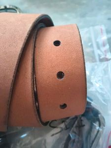 Vintage Brown Leather Belt with Ornate Buckle