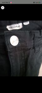 black denim shorts