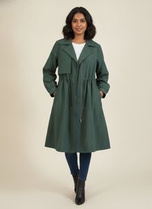 dark Green Lightweight Trench Coat size M