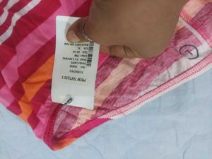 Strapless Striped Summer Dress