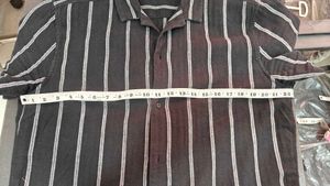 Men's Striped Short Sleeve Shirt