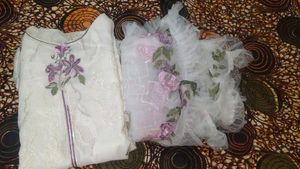 Pakistani Suit With Net Dupatta
