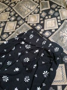 Flowy Black Printed Palazzos