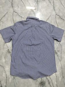 Boxy Checkered Short Sleeve Shirt