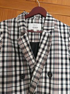 Stylish Plaid Blazer
