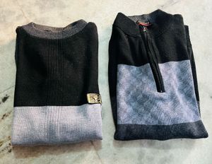 Men Sweater 2 Combo Set Size ,M