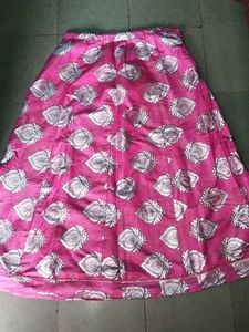 Vibrant Pink Ethnic Skirt