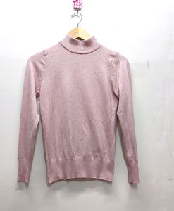 Global Republic Women Pink HighNeck SlimFit Skivvy