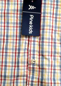 firstcry Pine Kids Boys Plaid Shirt