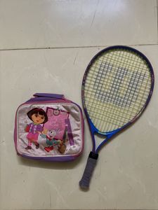 Kids Tennis Racket & Dora Lunchbox