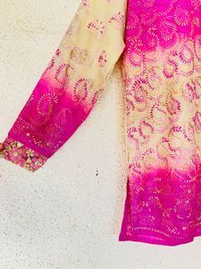 Beautiful Pink Ombre Kurta