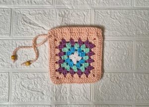 Handmade Granny Square Potli Bag