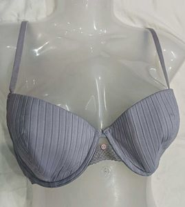 Classic Grey 🪔Striped Bra