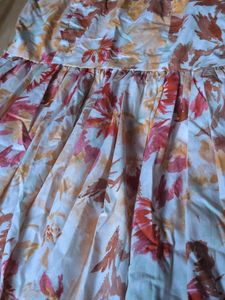 Floral Strapless Summer Dress