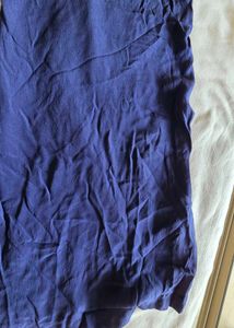 Pure crepe Navy Blue Palazzo Pants