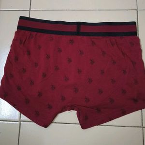 U.S. Polo Assn. Maroon Boxer Briefs