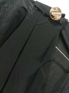 Chic Black Short Sleeve Blazer