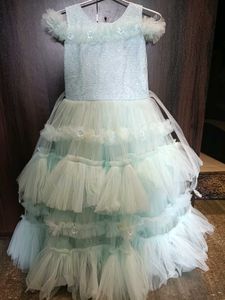 Stunning Ruffled Tulle Gown