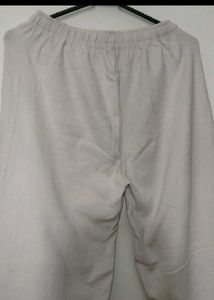 combo Cream Relaxed Fit Drawstring Pants