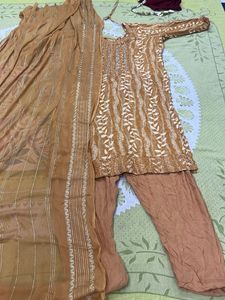 trendy Embellished Mustard Kurta