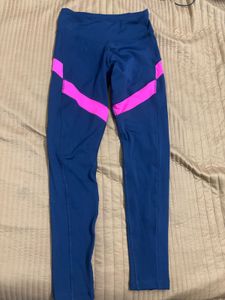 REEBOK Stylish Navy &amp; Pink Leggings