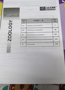 Zoology class 11 ALLEN modules for NEET 📘