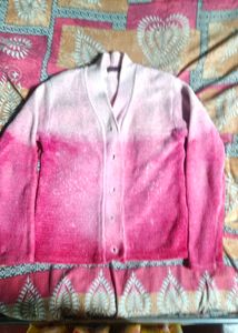 Pink Ombre Cardigan