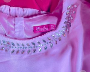 Barbie Pink Dress,11-12 Years Old InSoft Polyester