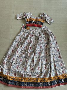 Bohemian Print Lehenga Choli Set