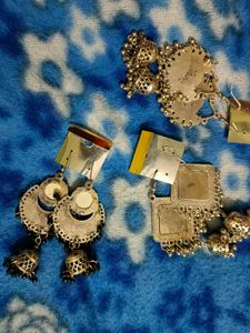 Silver Earrings Set ✨
