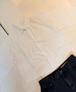 Set of 2(ASOS Denim Shorts + Chemi Korean Shirt)