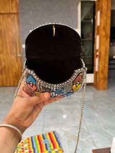 Boho Beaded Clutch Bag