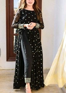 Starry Slit Cut Dress