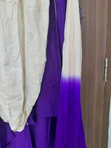 Vibrant Purple Embroidered Kurta