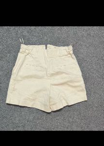 High-Waisted Button Fly Shorts