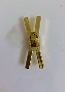 Gold-tone Ring with Purple Stone